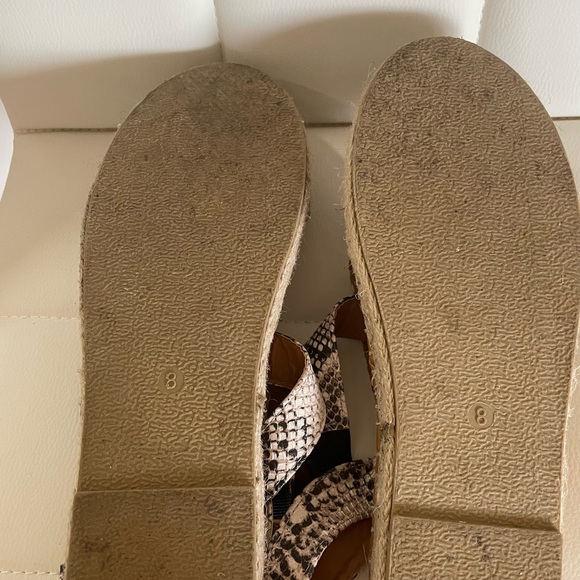 Qupid Snakeskin Espadrille - Picture 6 of 7